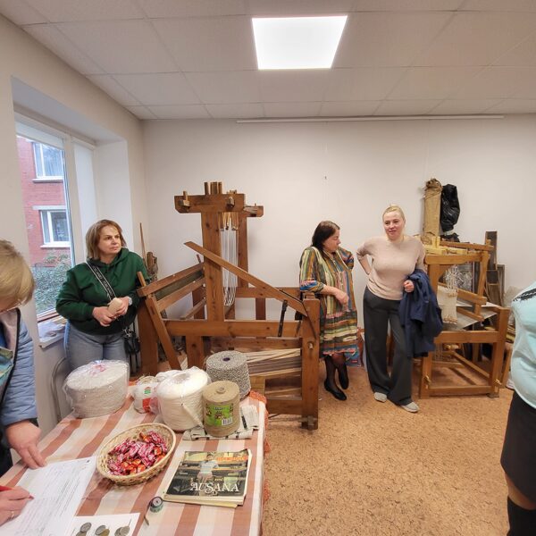Projekts "Pirmie soļi aušanā", 2.,3. nodarbība